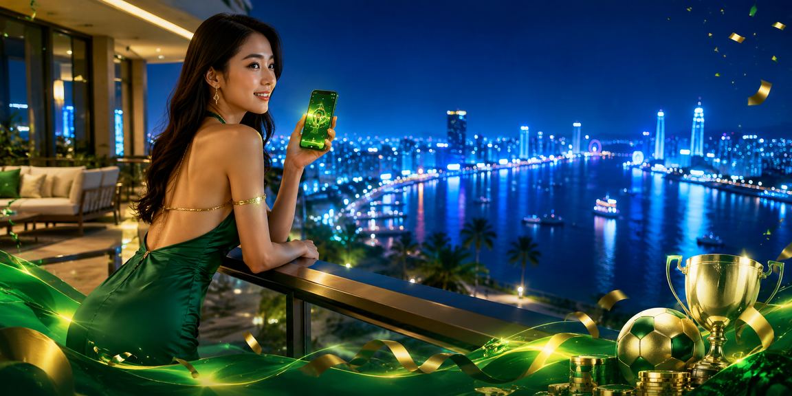 Người dùng Đà Nẵng xem quyền lợi VIP trên điện thoại gần bãi biển